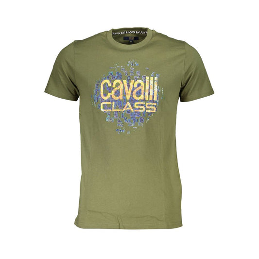 Cavalli Class Zelena bombažna majica