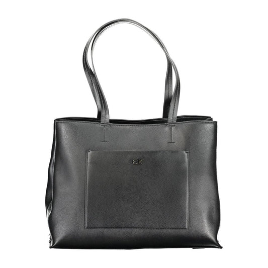 Calvin Klein Črna poliestrska torbica