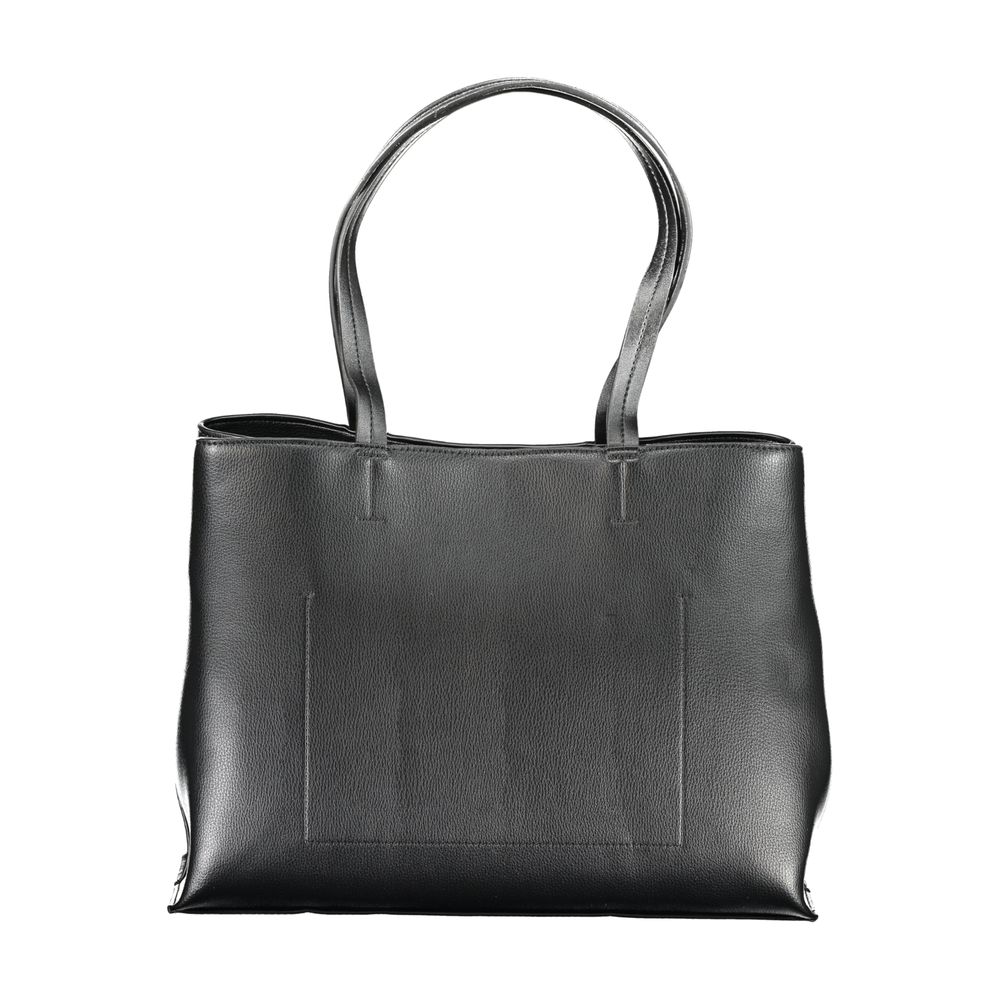 Calvin Klein Črna poliestrska torbica