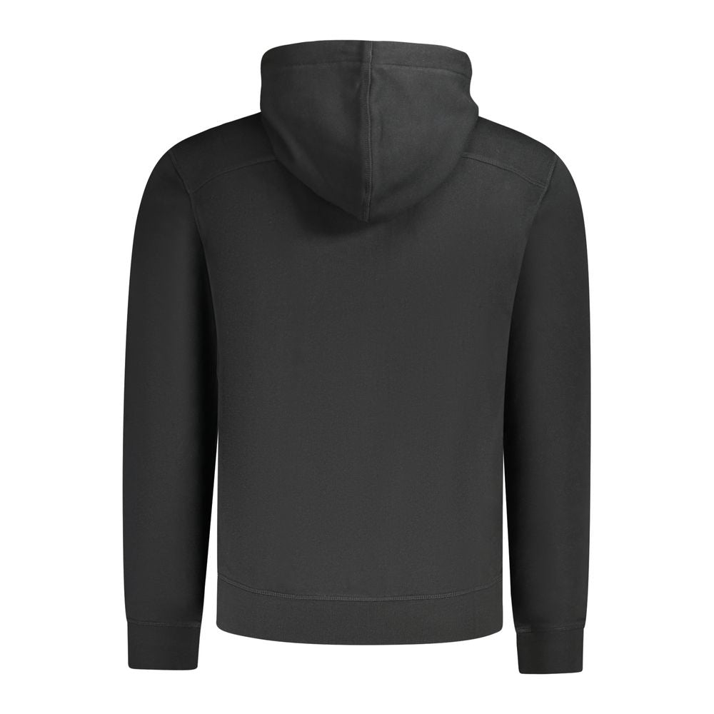 Hugo Boss Črn bombažni pulover