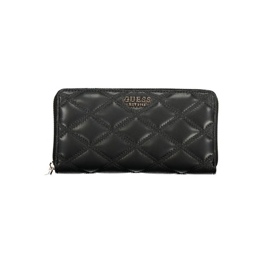 Guess Jeans Black Polyethylene Ženska denarnica