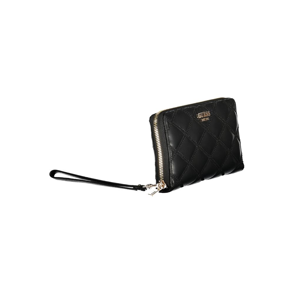 Guess Jeans Black Polyethylene Ženska denarnica