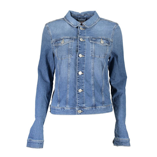 Tommy Hilfiger Blue Cotton Jackets & Coat