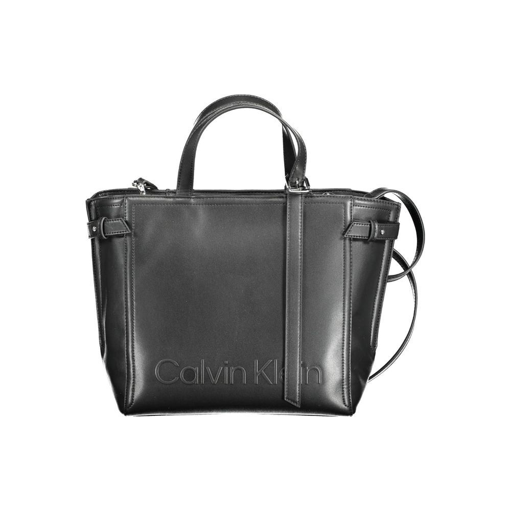 Calvin Klein Črna poliester ženska torbica