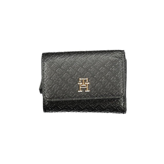 Tommy Hilfiger Črna polietilenska ženska denarnica