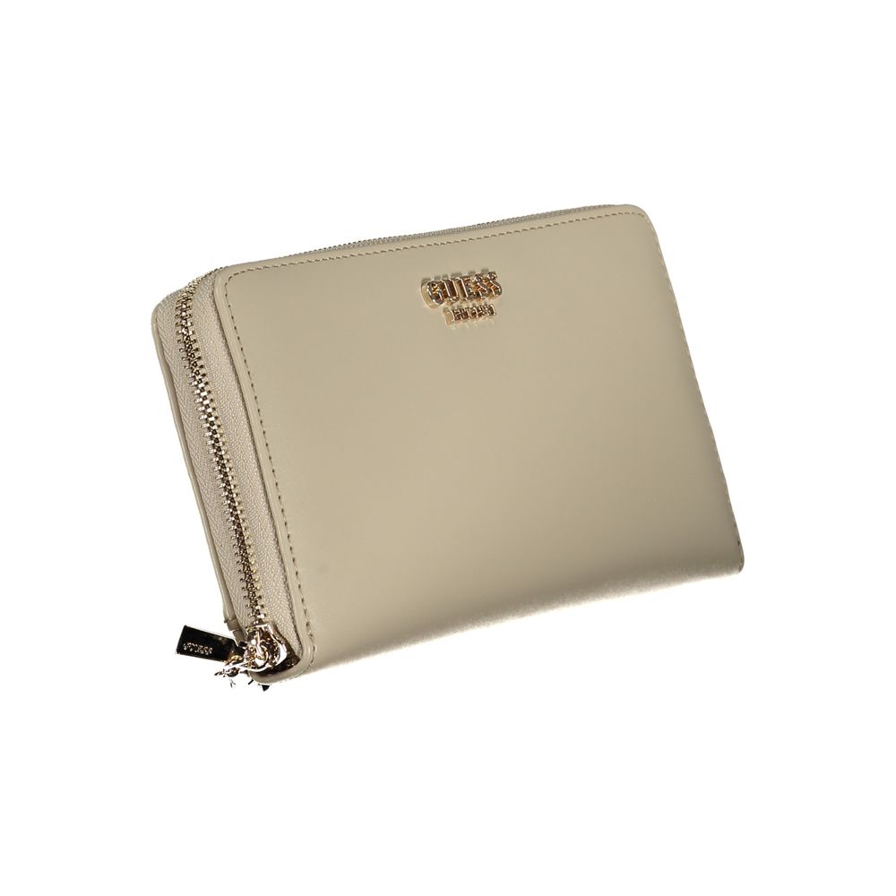 Guess Jeans Beige Polyethylene Women Wallet
