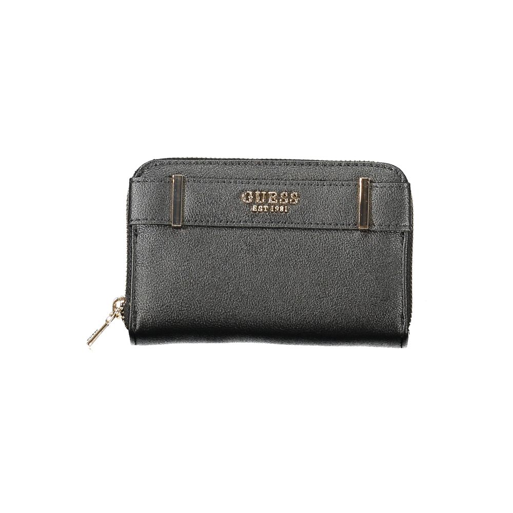 Guess Jeans Black Polyethylene Ženska denarnica