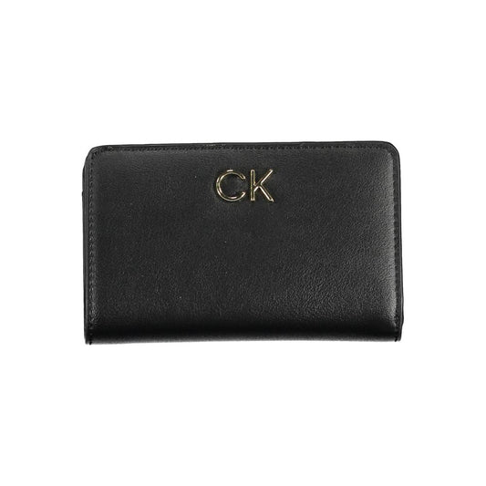 Calvin Klein Črna polietilenska ženska denarnica