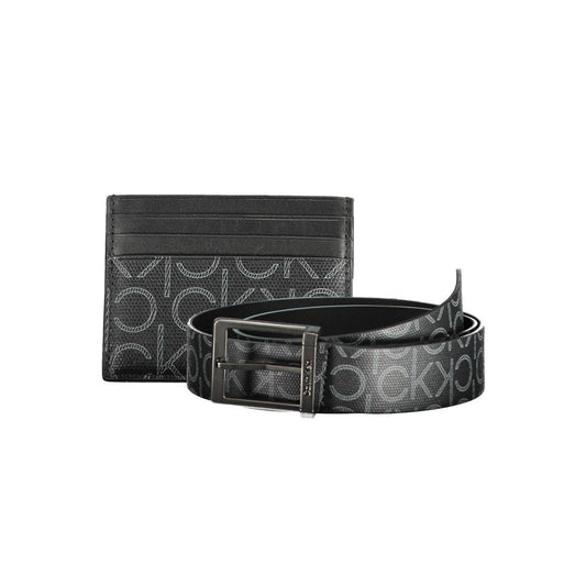 Calvin Klein Črna polietilenska moška denarnica