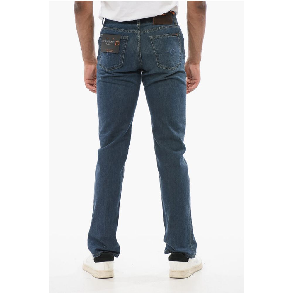 Corneliani ID Regular Fit Denims with Belt Loops 18cm