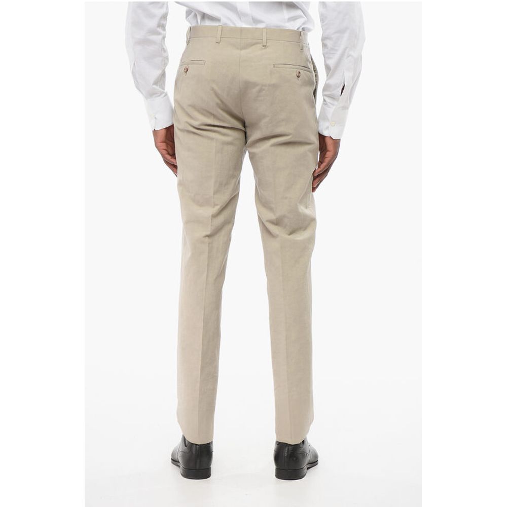 Corneliani CC COLLECTION Linen Blend RESET Suit with Flap Pockets
