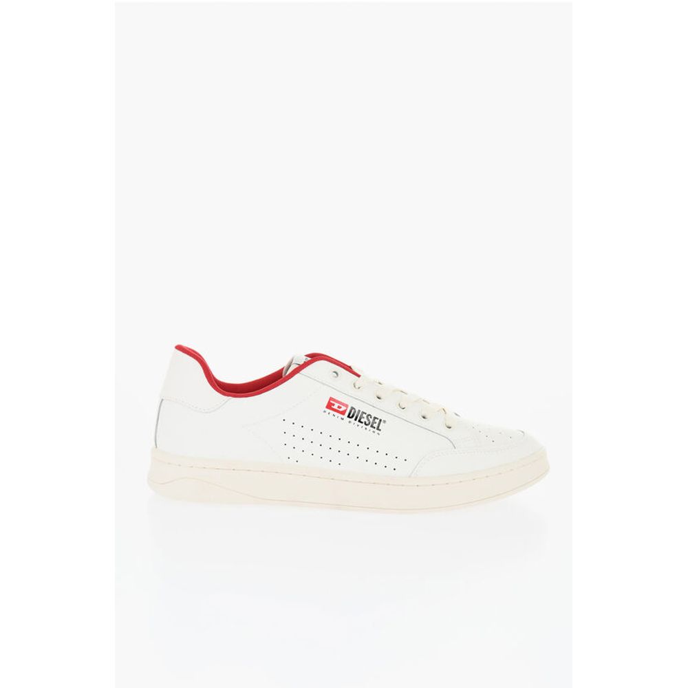 Diesel Textured Leather S-ATHENE VTG Low Top Sneakers