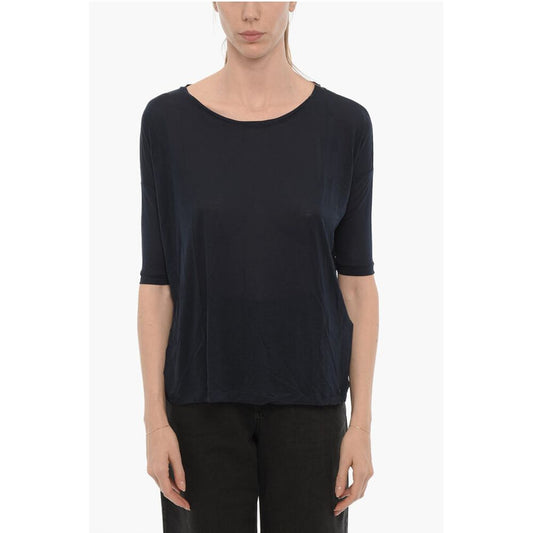 Woolrich Solid Color Oversized Crew-neck T-shirt