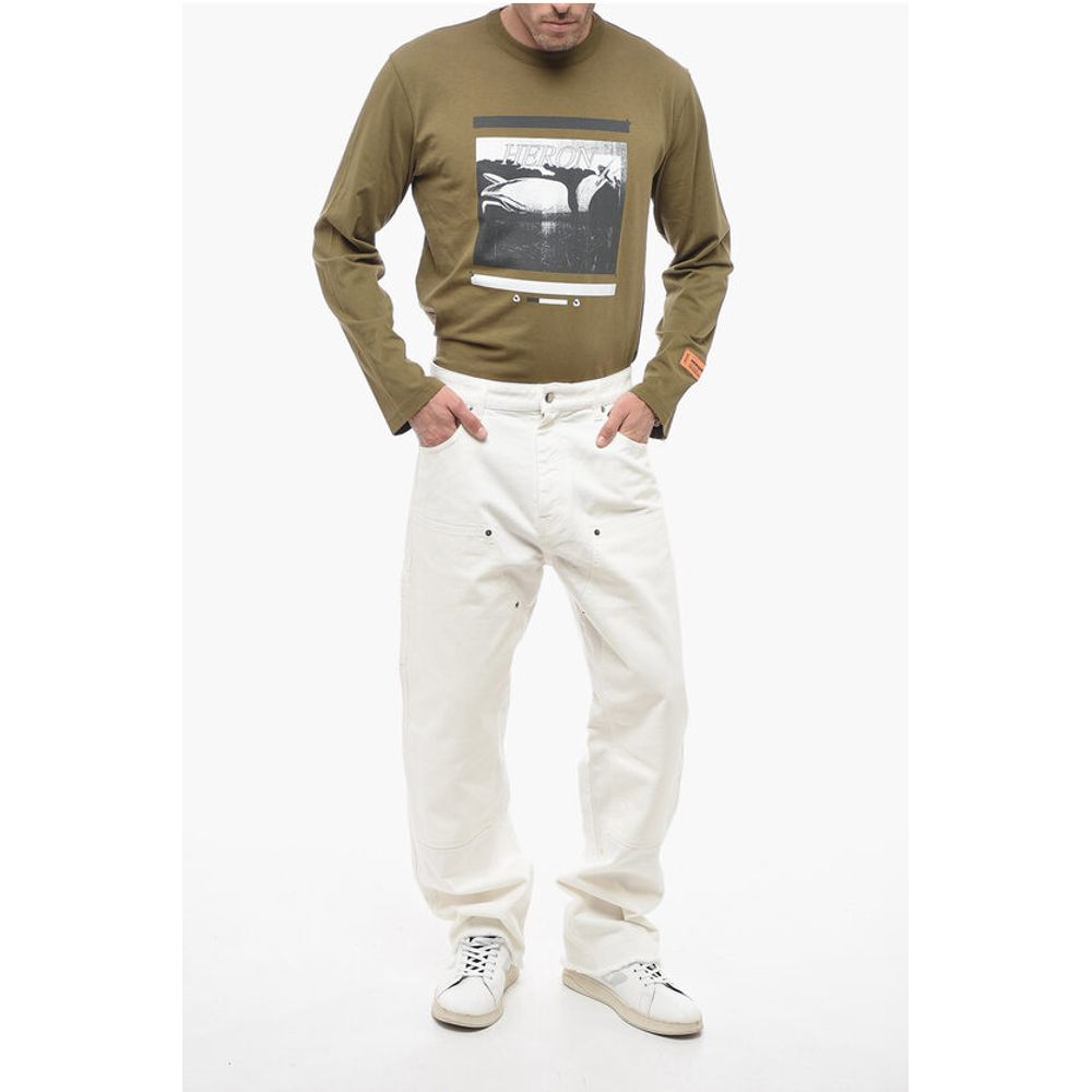 Darkpark Wide Leg JOHN Denims with Back Application+