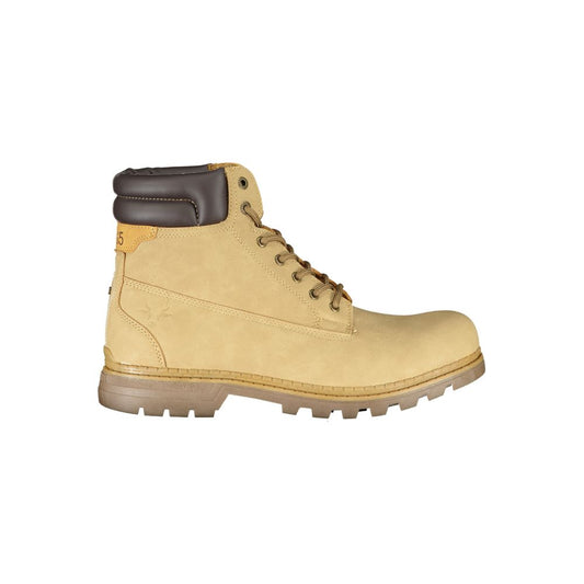 Carrera Dapper Beige Vezalke škornji s kontrastnimi detajli