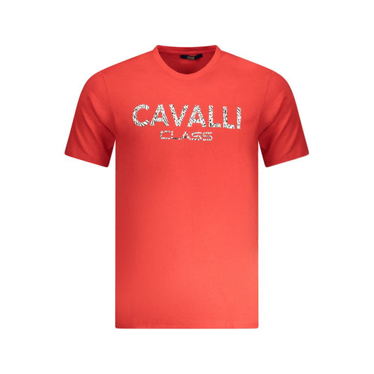 Cavalli Class Rdeča bombažna majica