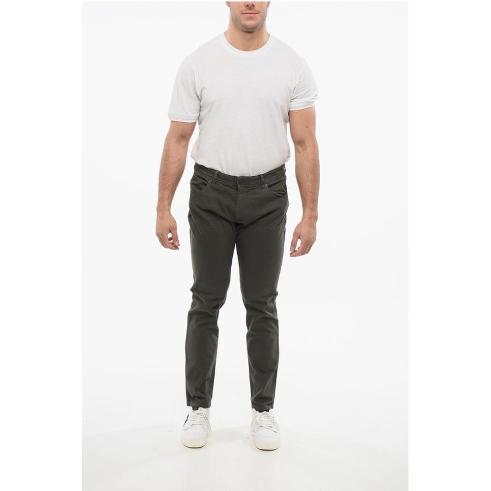 Corneliani CC COLLECTION 5-pocket Cotton Pants