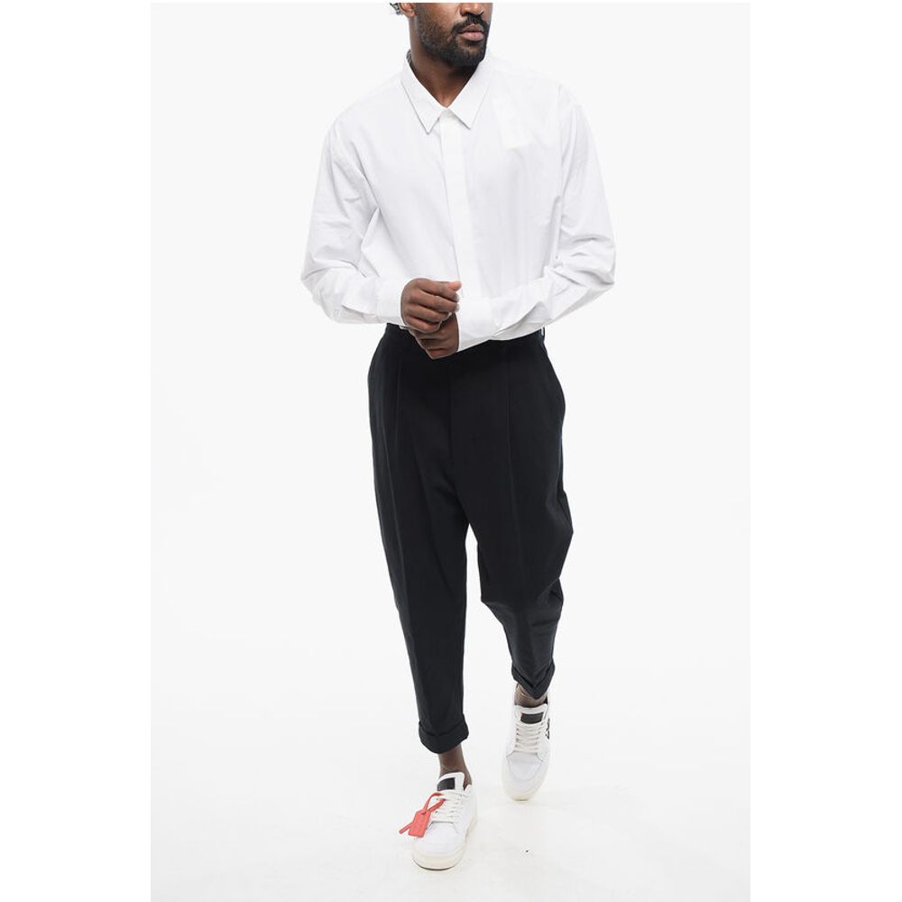 Ami Alexandre Mattiussi Single-pleated Carrot Fit Chinos Pants