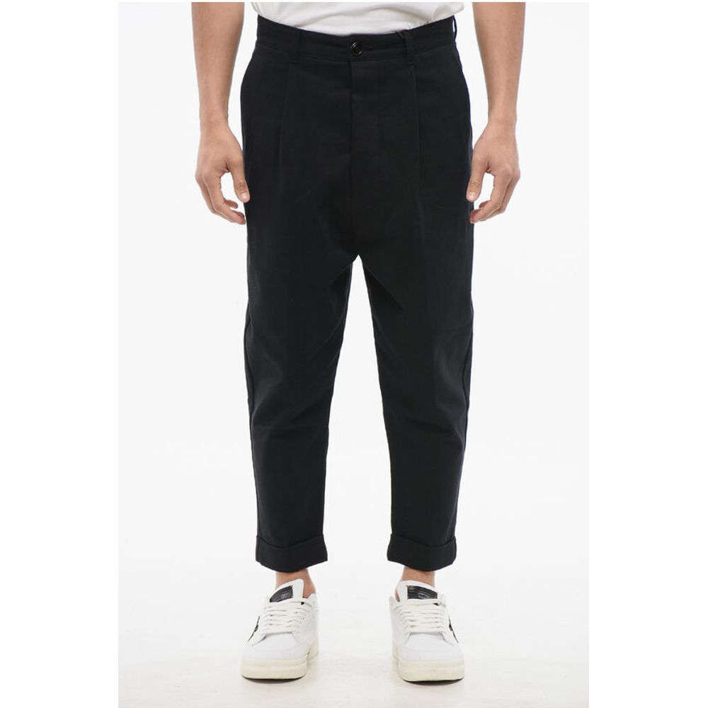 Ami Alexandre Mattiussi Single-pleated Carrot Fit Chinos Pants