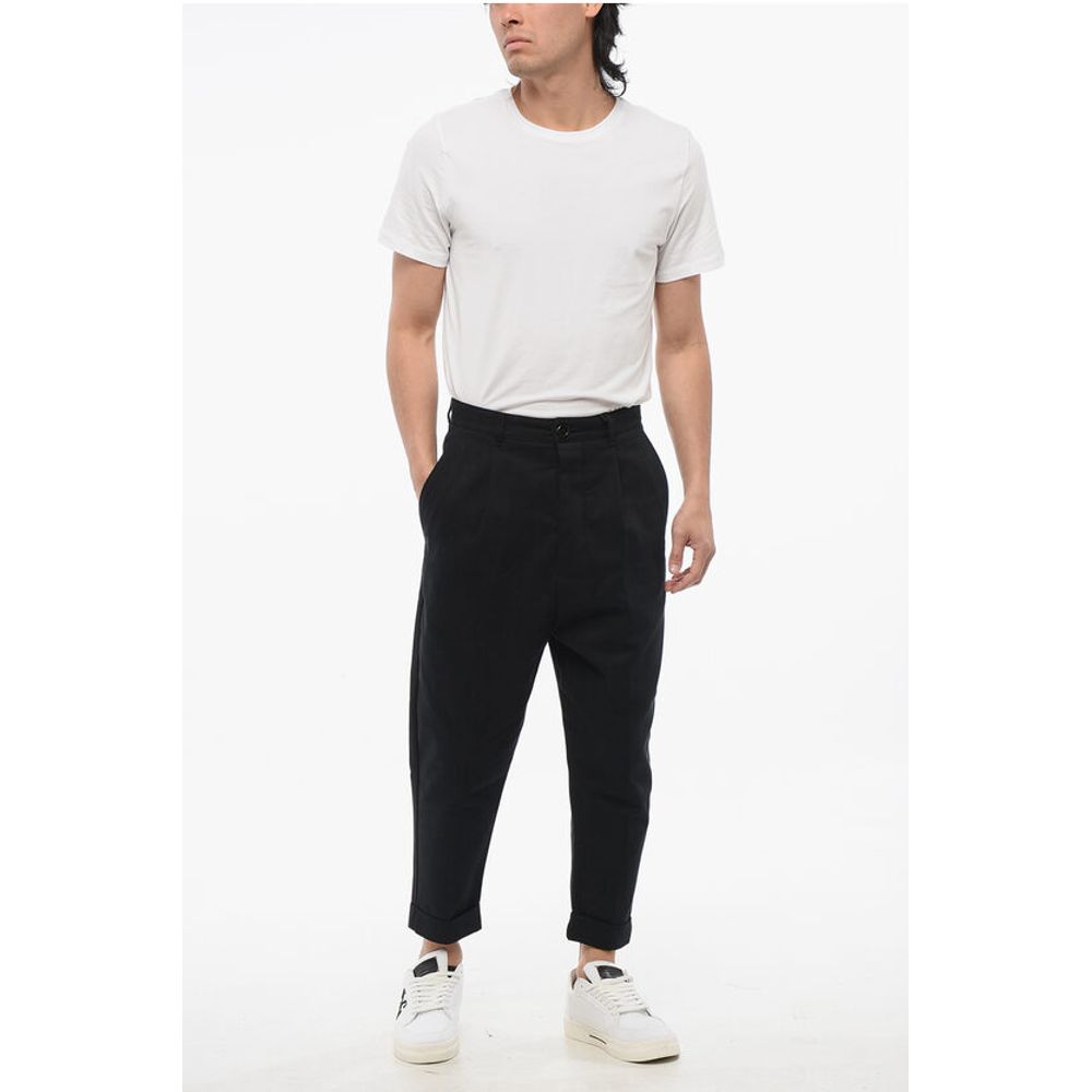 Ami Alexandre Mattiussi Single-pleated Carrot Fit Chinos Pants