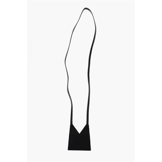 Maison Margiela MM6 Usnjena denarnica za vrat