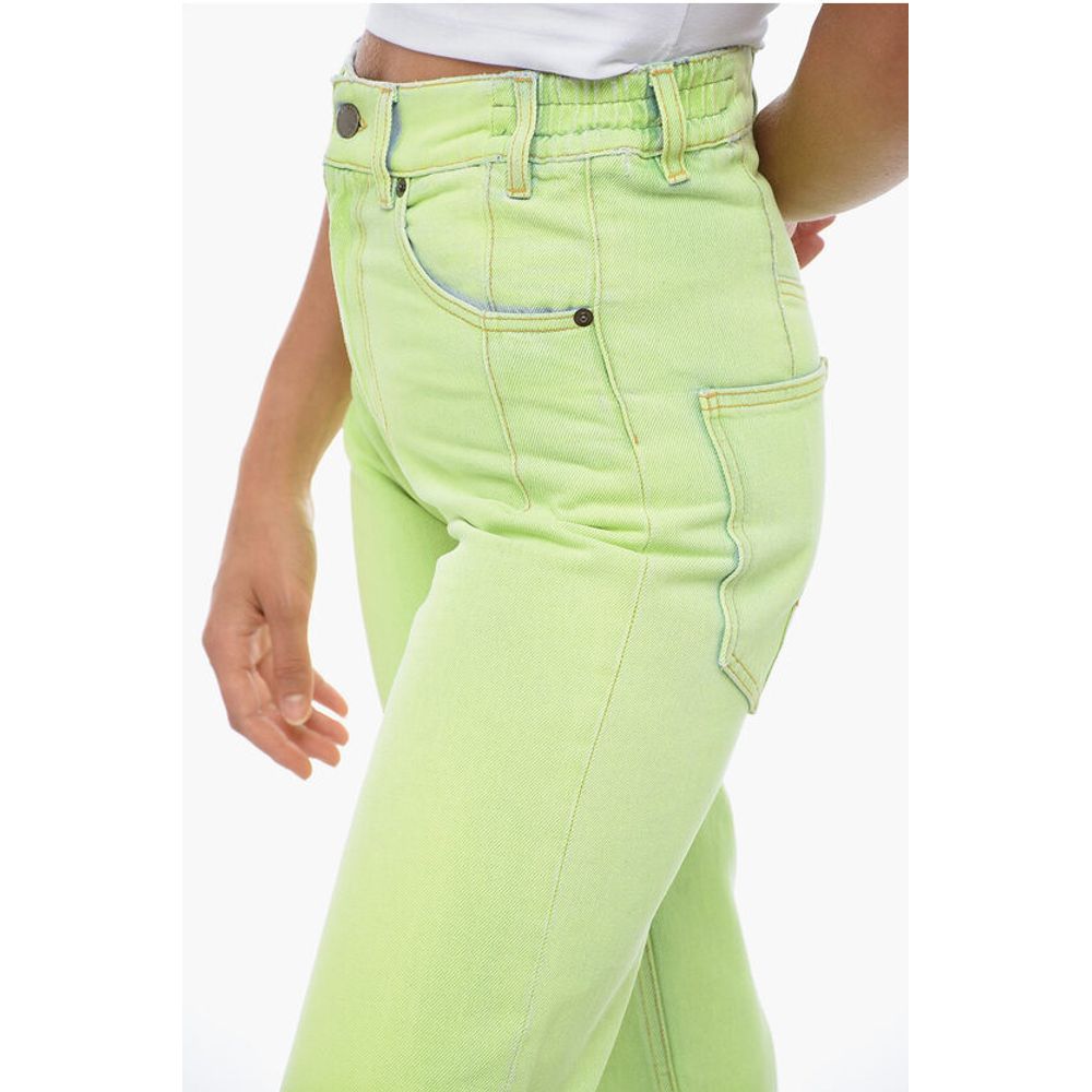 Darkpark Coated Denim Mom Fit Denims 22cm