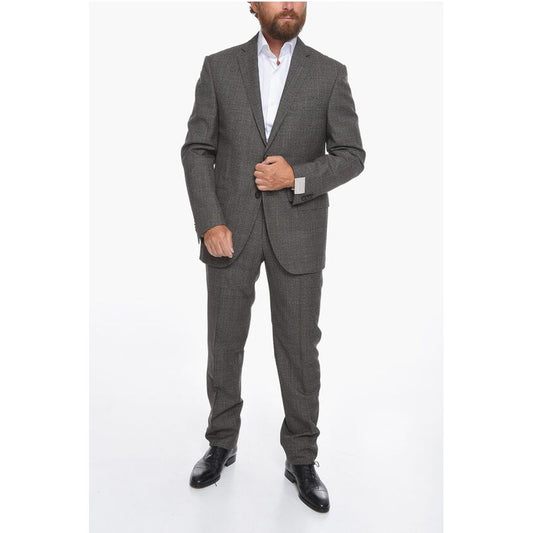 Corneliani District Check ACADEMY Virgin Wool Suit