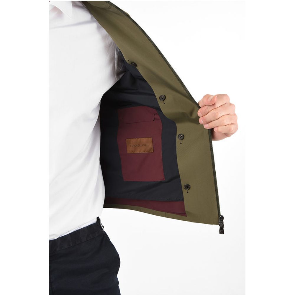 Corneliani ID Waterproof DOUBLE CH hooded outerwear