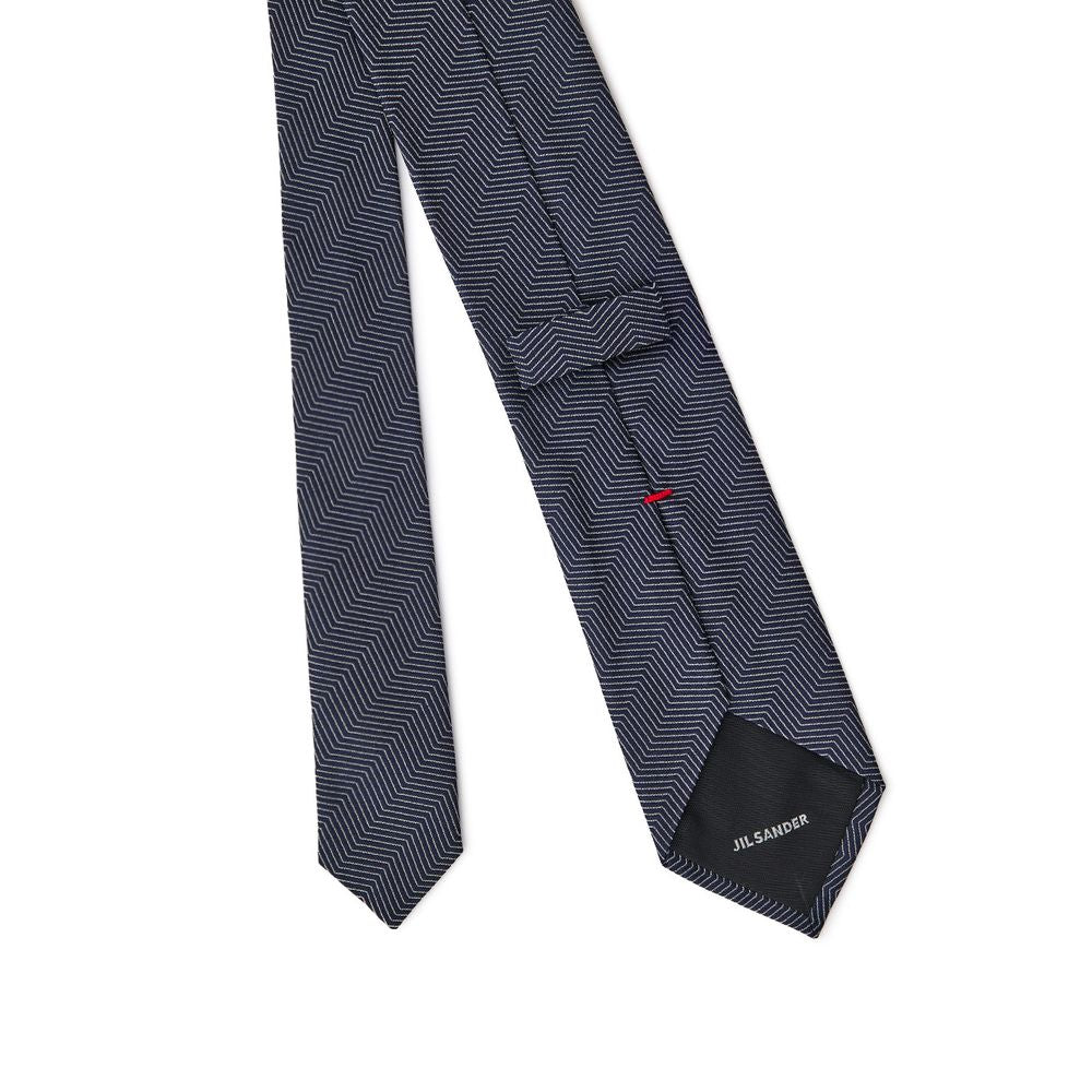 Jil Sander Blue Silk Ties & Bowty
