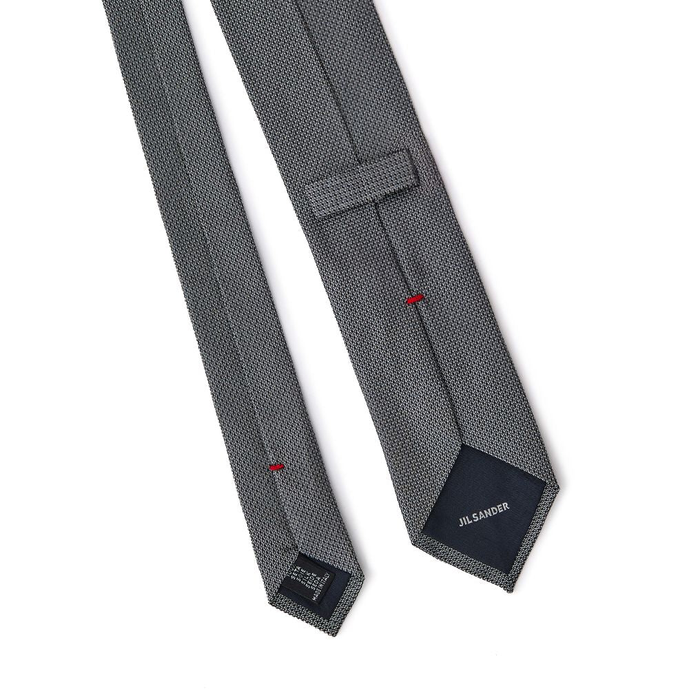 Jil Sander Gray Silk Ties & Bowty