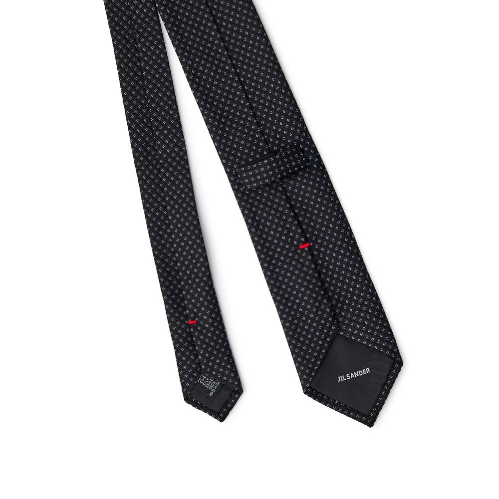 Jil Sander Black Silk Ties & Bowty