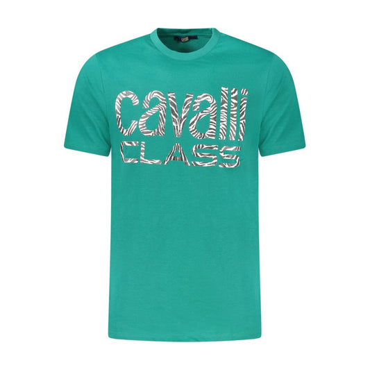 Cavalli Class Zelena bombažna majica
