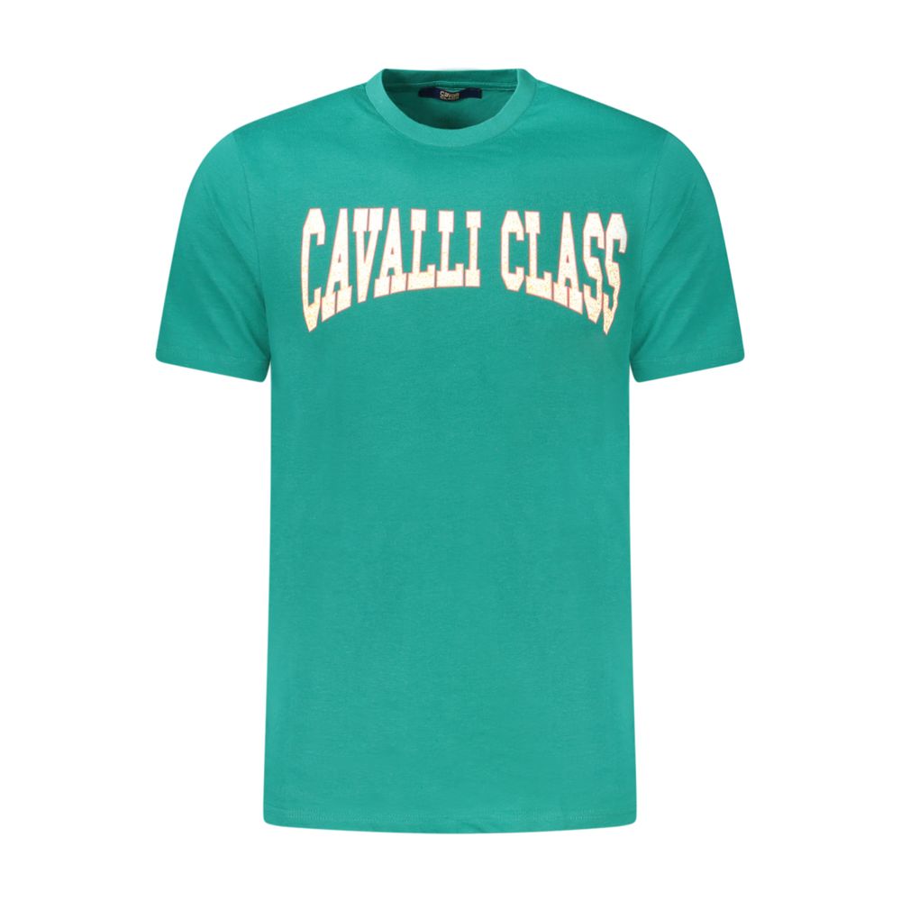 Cavalli Class Zelena bombažna majica