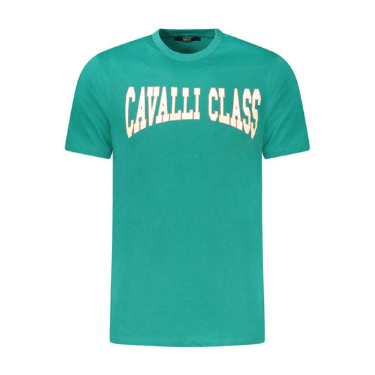 Cavalli Class Zelena bombažna majica