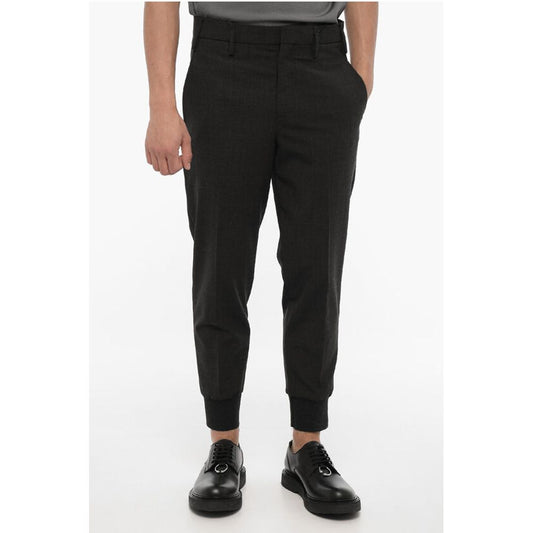 Neil Barrett Slim Fit JACK Pants with Elastic Ankle