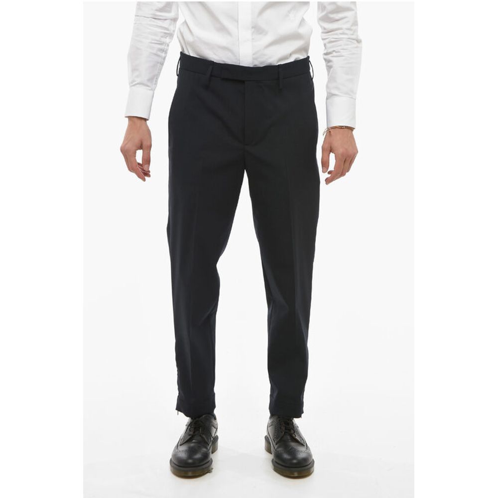 Neil Barrett JAMIE Slim Pants with Zip at the Cuffs