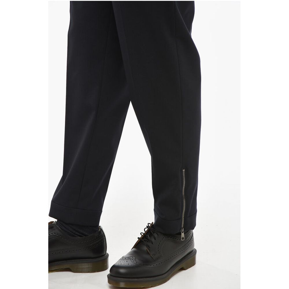 Neil Barrett JAMIE Slim Pants with Zip at the Cuffs