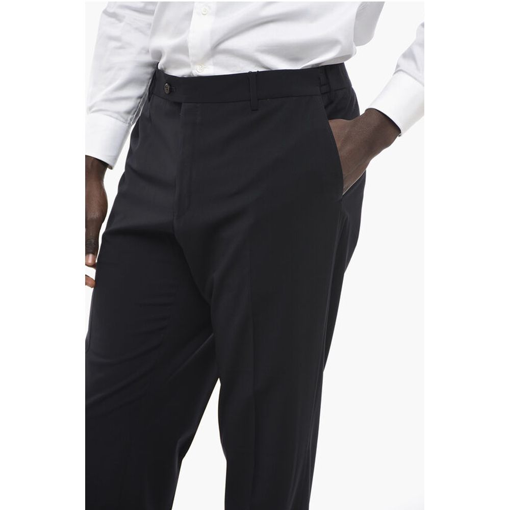 Corneliani Straight Fit Virgin Wool Pants