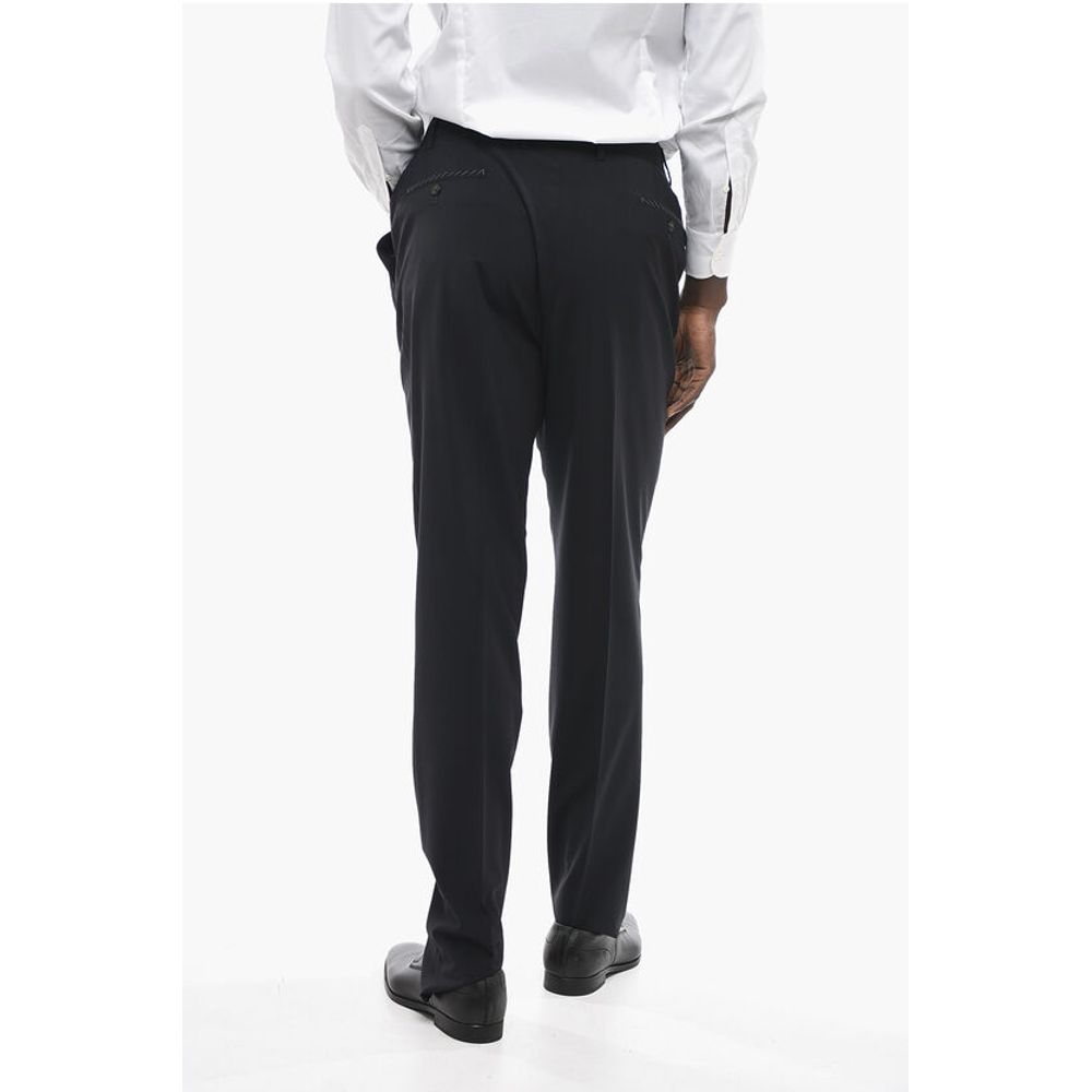 Corneliani Straight Fit Virgin Wool Pants