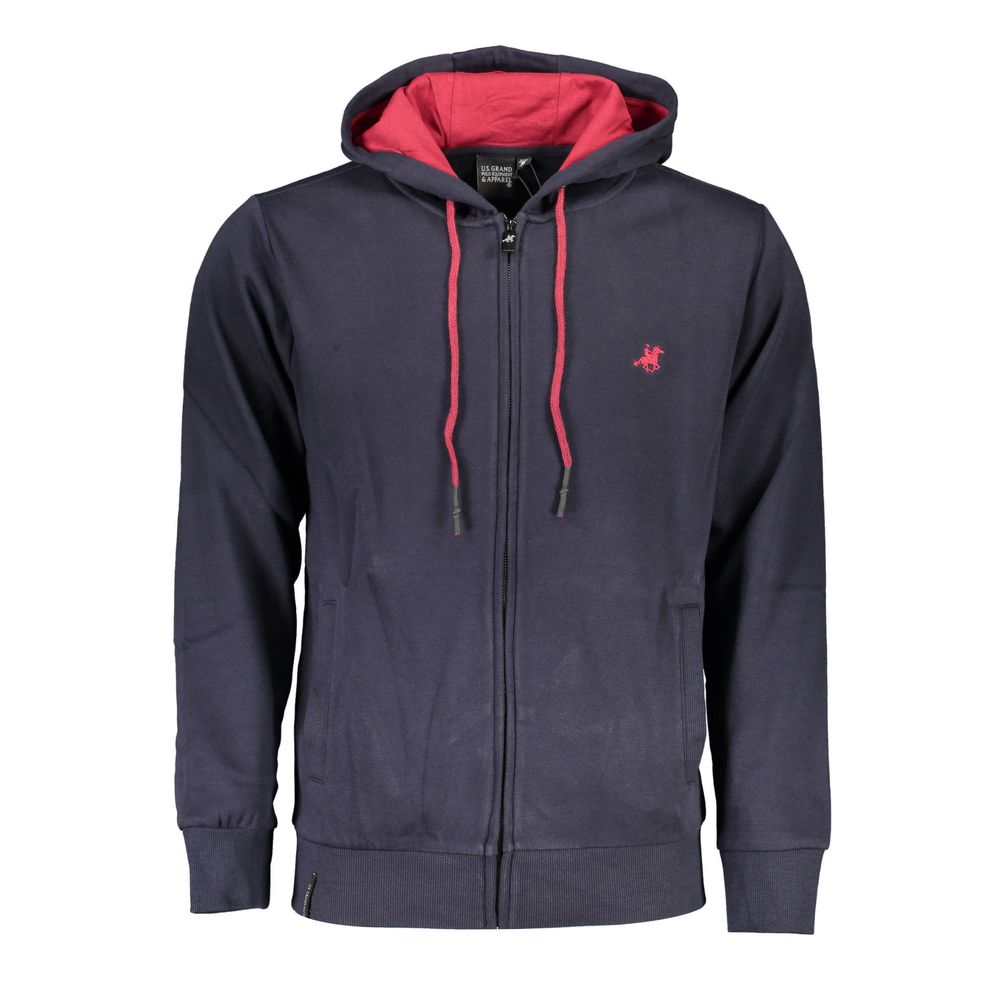 U.S. Grand Polo Blue Cotton Men Sweater