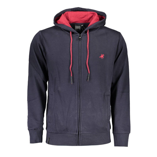 U.S. Grand Polo Blue Cotton Men Sweater