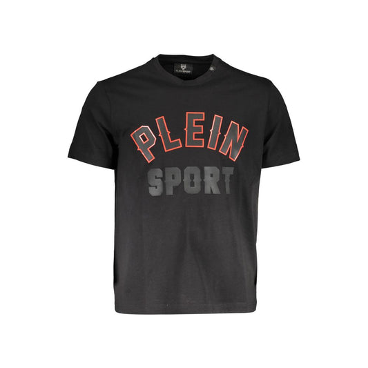 Plein Sport Črna bombažna majica