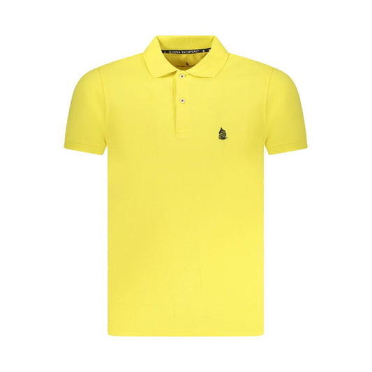 Marina Yachting Yellow Cotton Men Polo Shirt