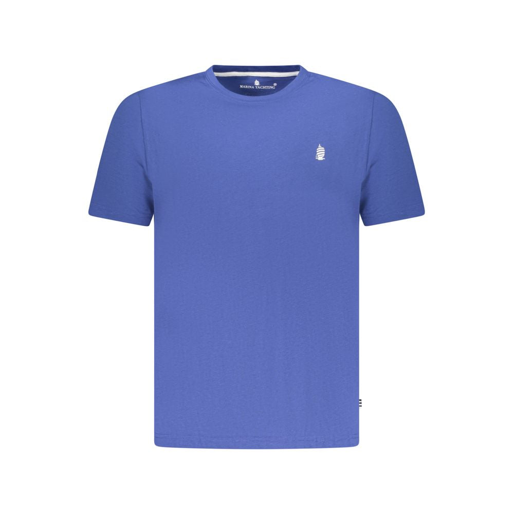 Marina Yachting Blue Cotton Men T-Shirt