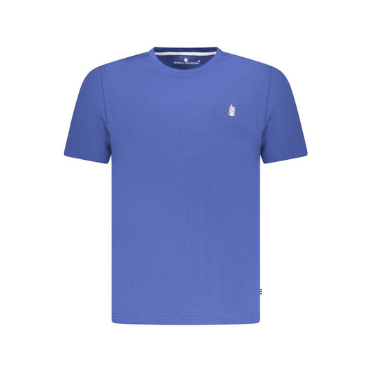 Marina Yachting Blue Cotton Men T-Shirt