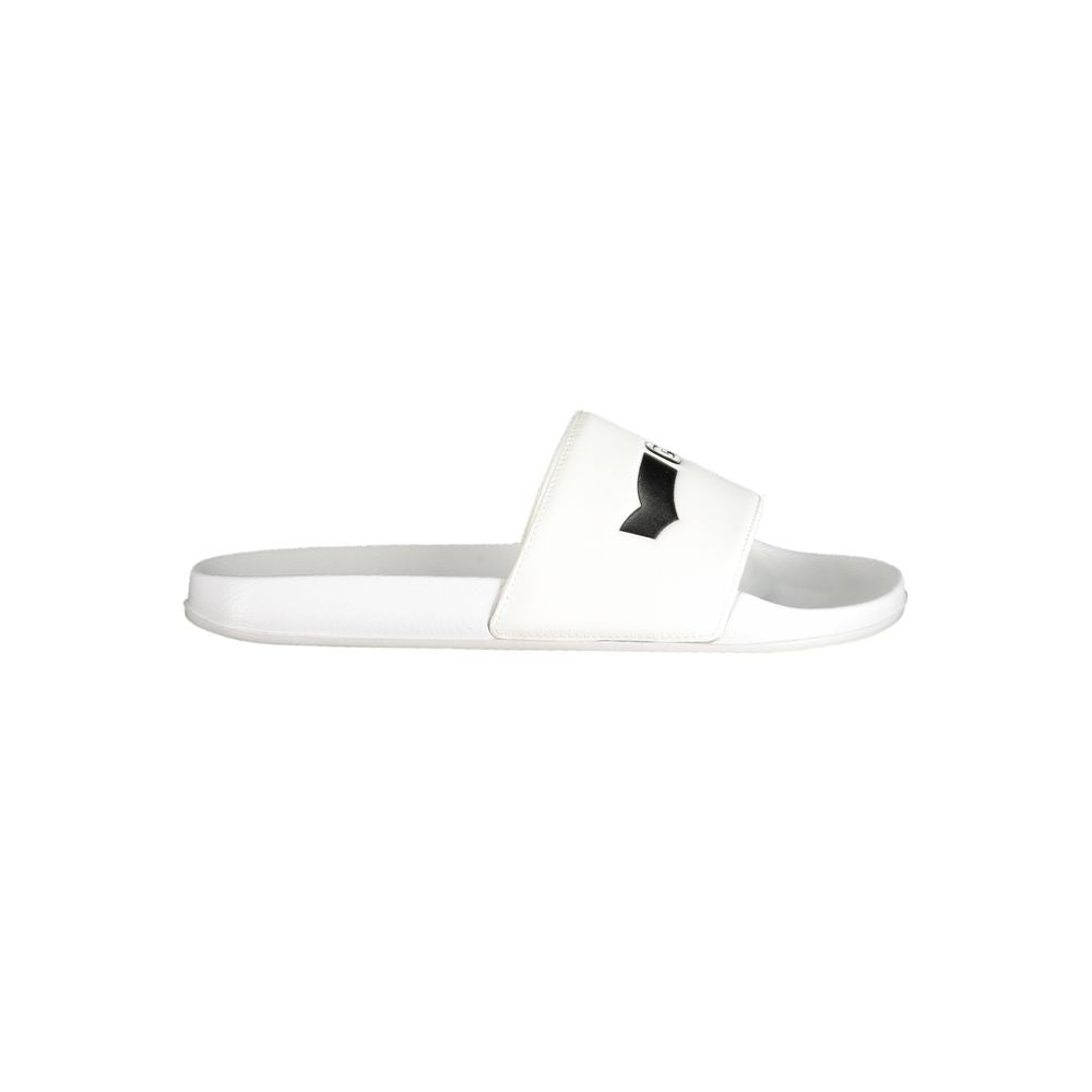 Gas White Polyester Men Sandal