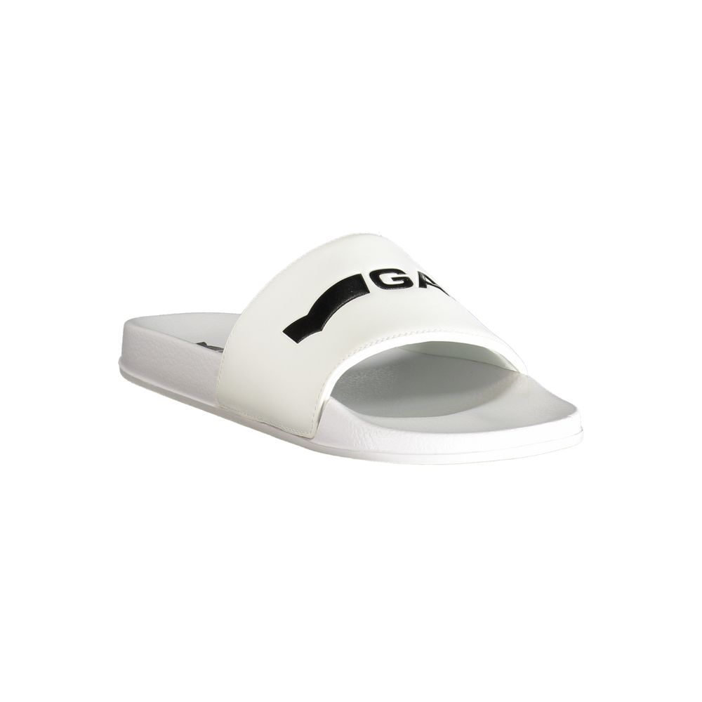 Gas White Polyester Men Sandal