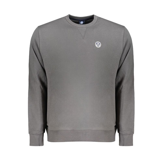North Sails Brown Cotton Men Sweater