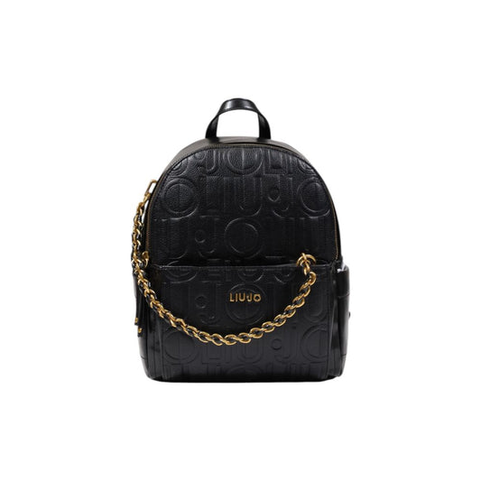 Liu Jo Black Polyethylene Backpack