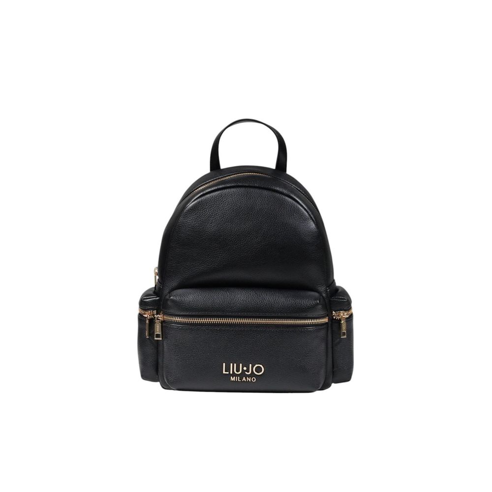 Liu Jo Black Polyester Backpack
